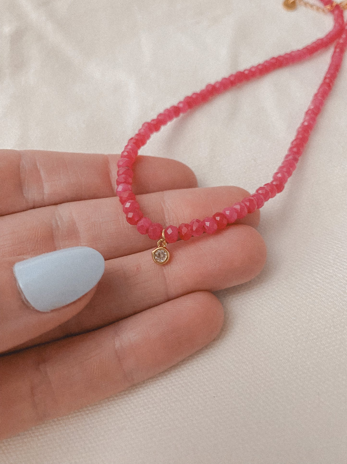 Hot Pink Cowgirl Necklace