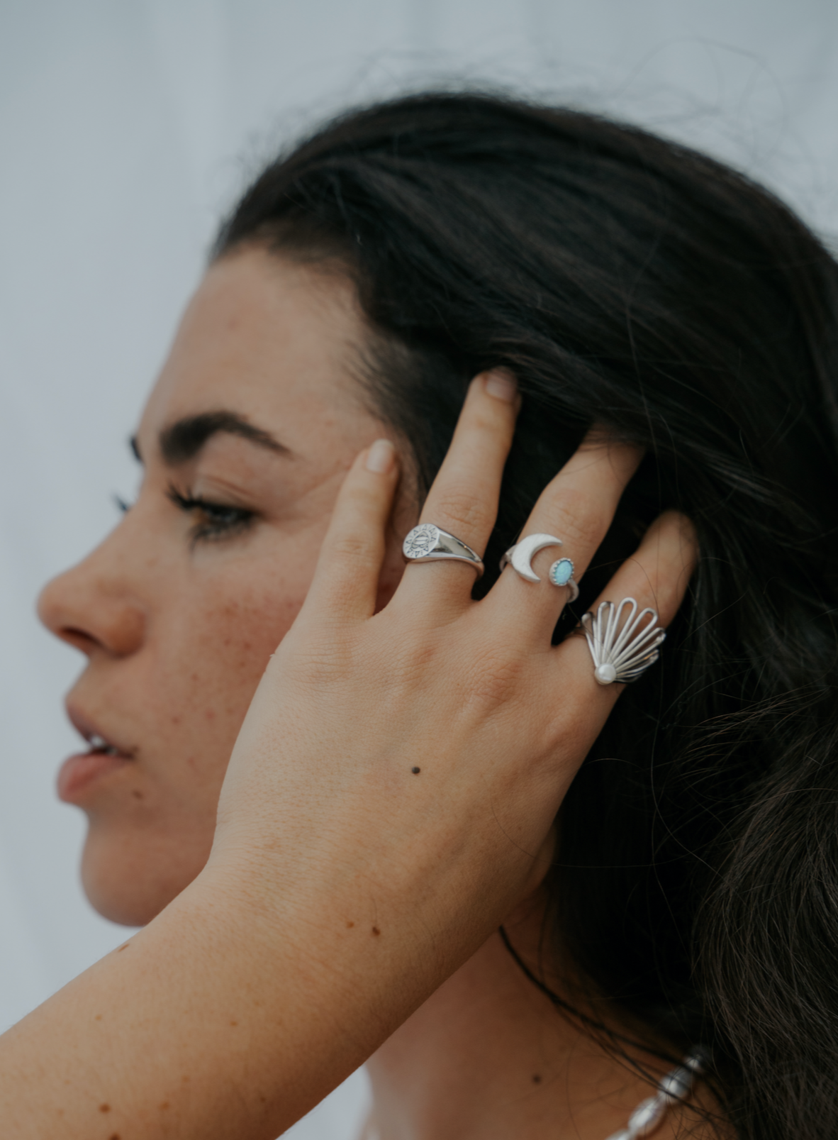 "Rad By Nikki" Moon Ring - Mae Cargo