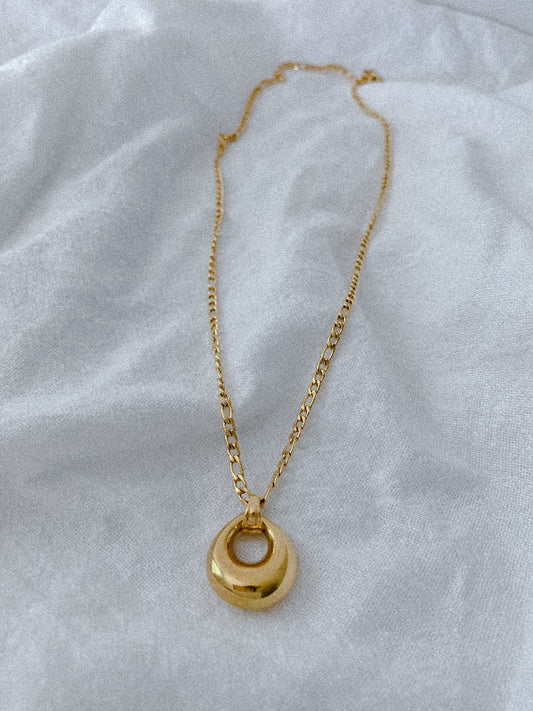 Golden Water Drop Necklace