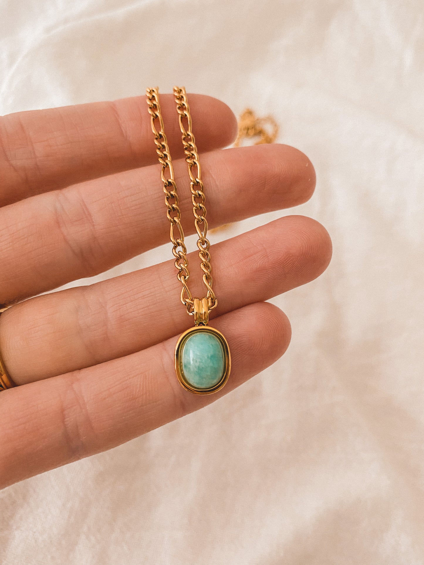 Tans + Turquoise Necklace