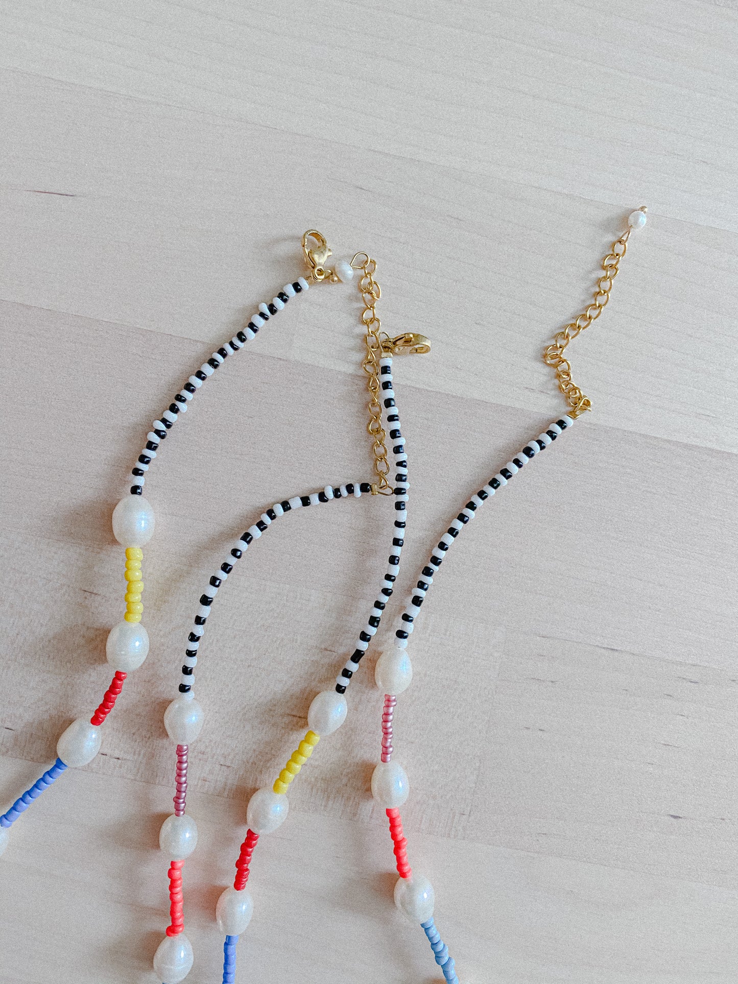 Rainbow Pearls Necklace - Mae Cargo